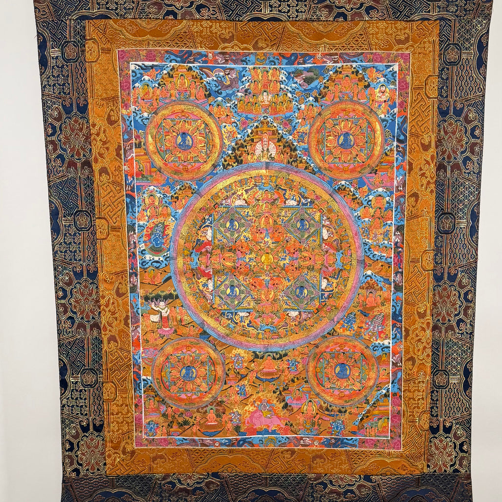 Grand Five Mandala Sacred Thangka