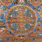 Grand Five Mandala Sacred Thangka