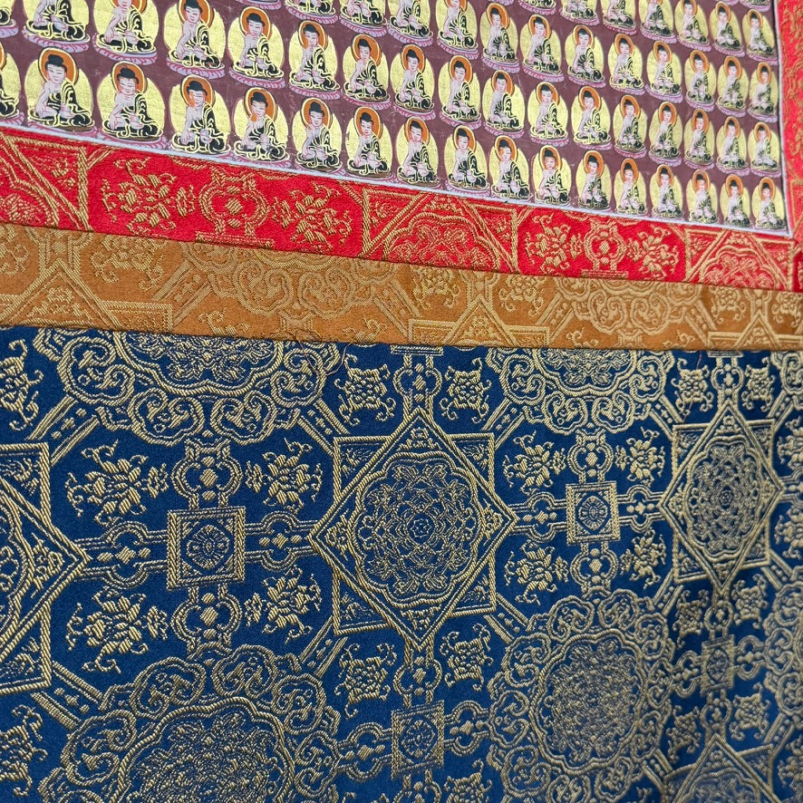 Hand-Painted 1,000 Buddhas Thangka