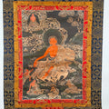 Hand-Painted Milarepa Thangka