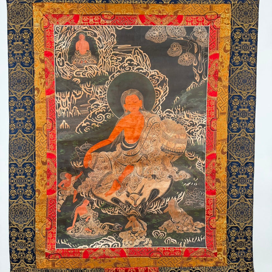 Hand-Painted Milarepa Thangka