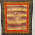 Hand-Painted 1,000 Buddhas Thangka