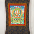 Hand-Painted White Tara Thangka
