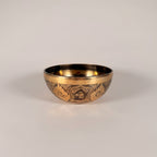 Hand Etched Bowl — 7.25" W x 3.25" H, B Note, 866g