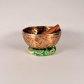 Hand-Hammered Singing Bowl — 7.50" W x 3.50" H, A Note, 1138g