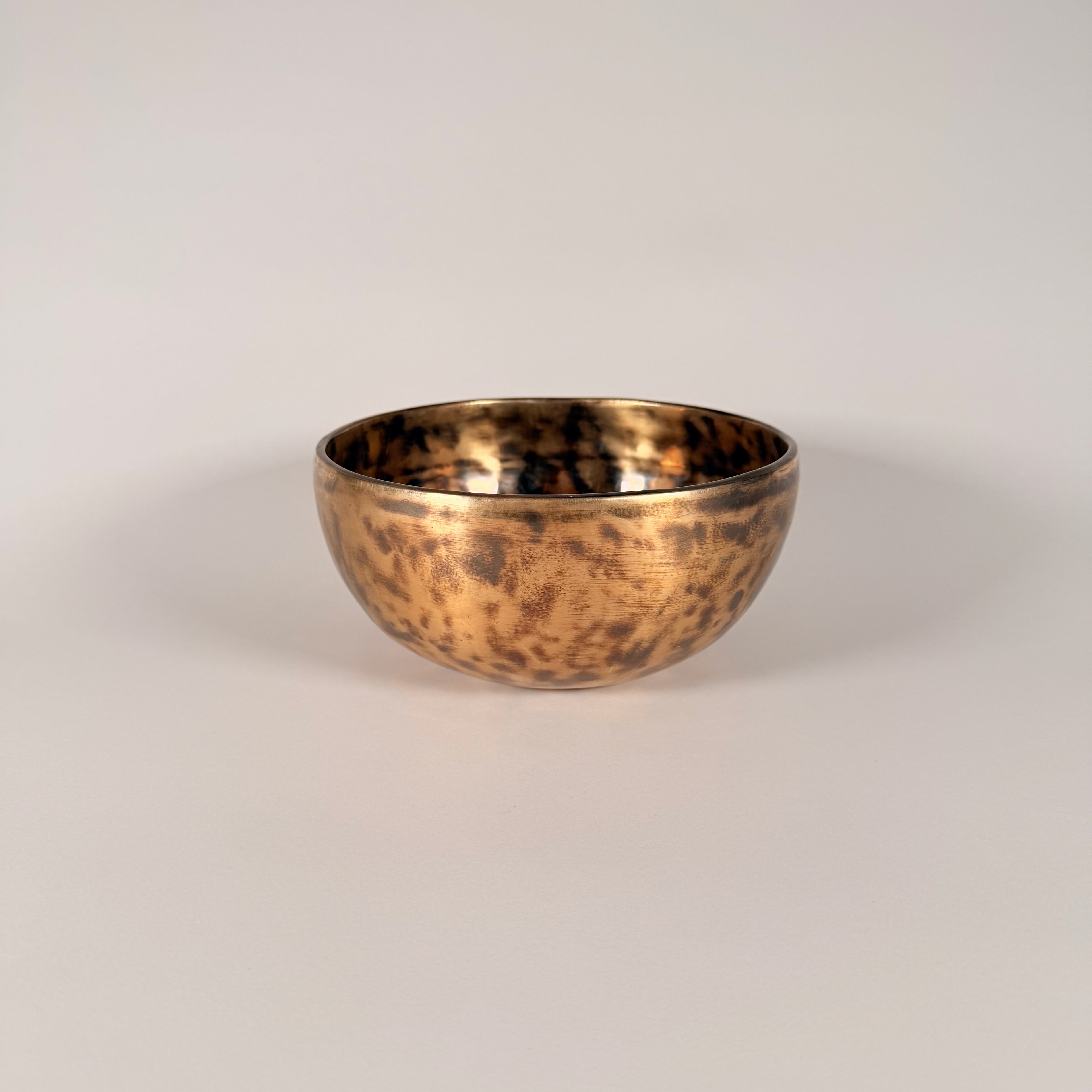 Hand-Hammered Singing Bowl — 7.50" W x 3.50" H, A Note, 1138g
