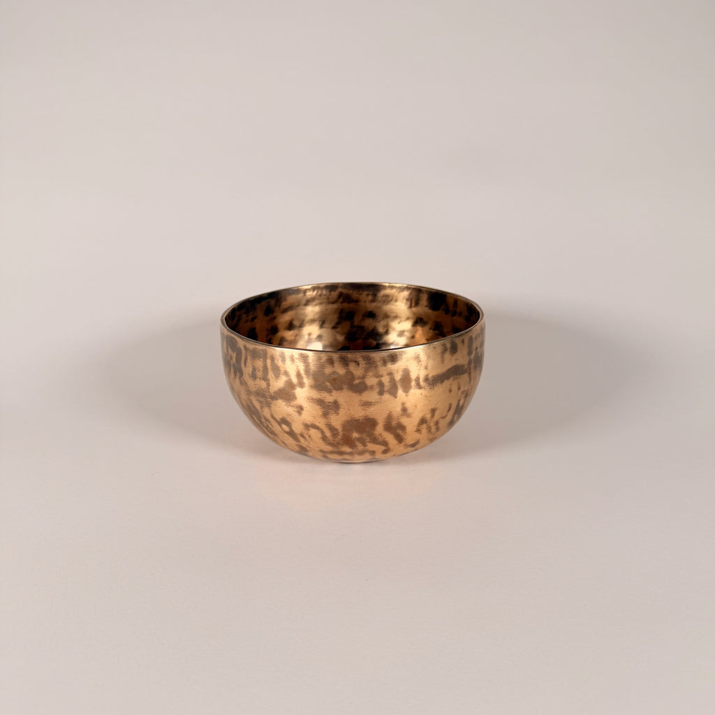 Hand-Hammered Singing Bowl — 6.25" W x 3.25" H, C Note, 692g