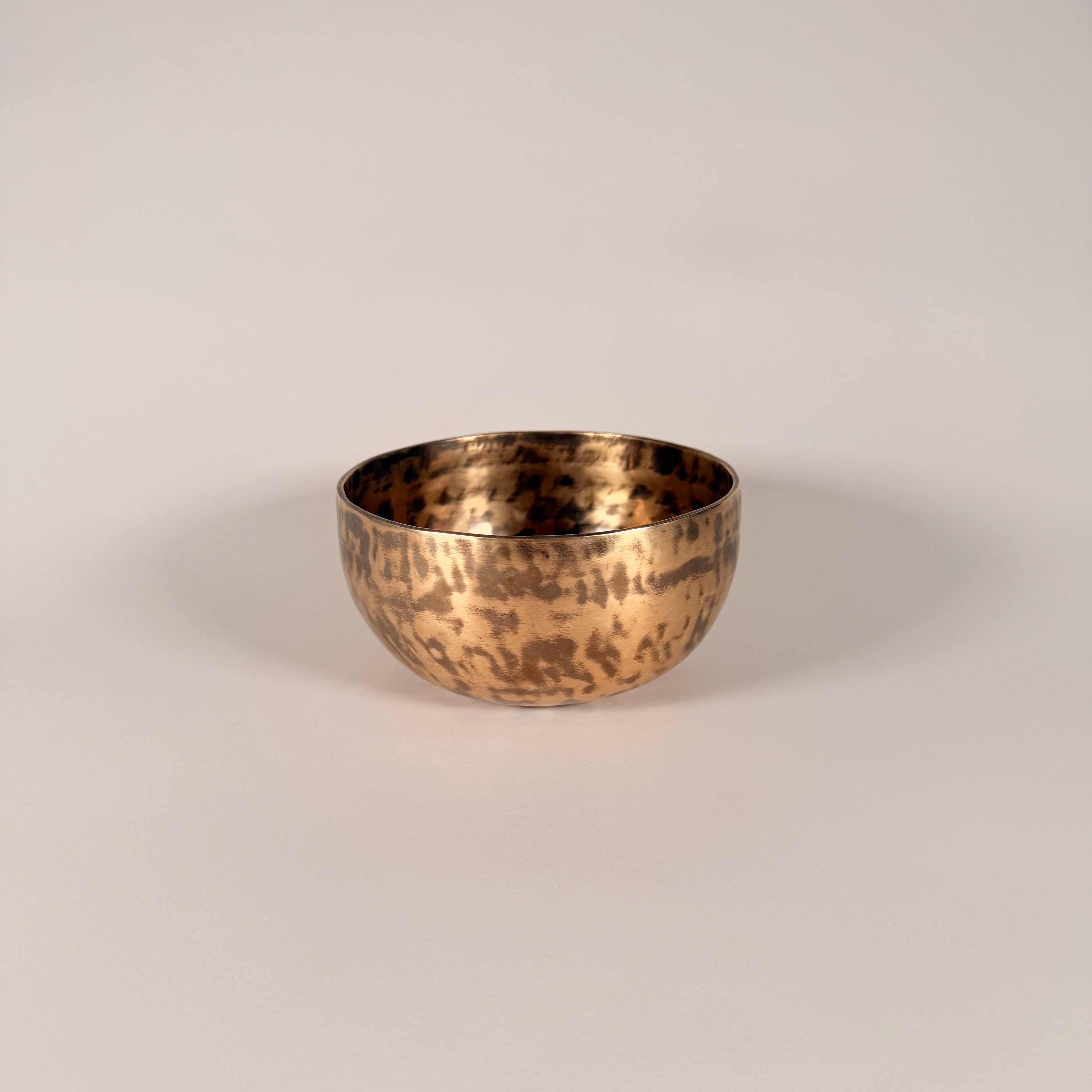 Hand-Hammered Singing Bowl — 6.25" W x 3.25" H, C Note, 692g