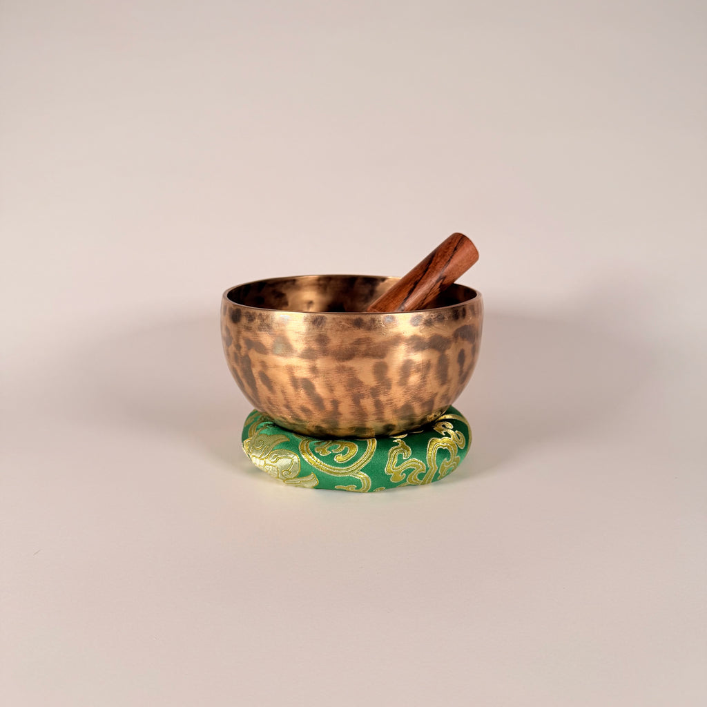 Hand-Hammered Singing Bowl — 6.50" W x 3.50" H, B Note, 748g