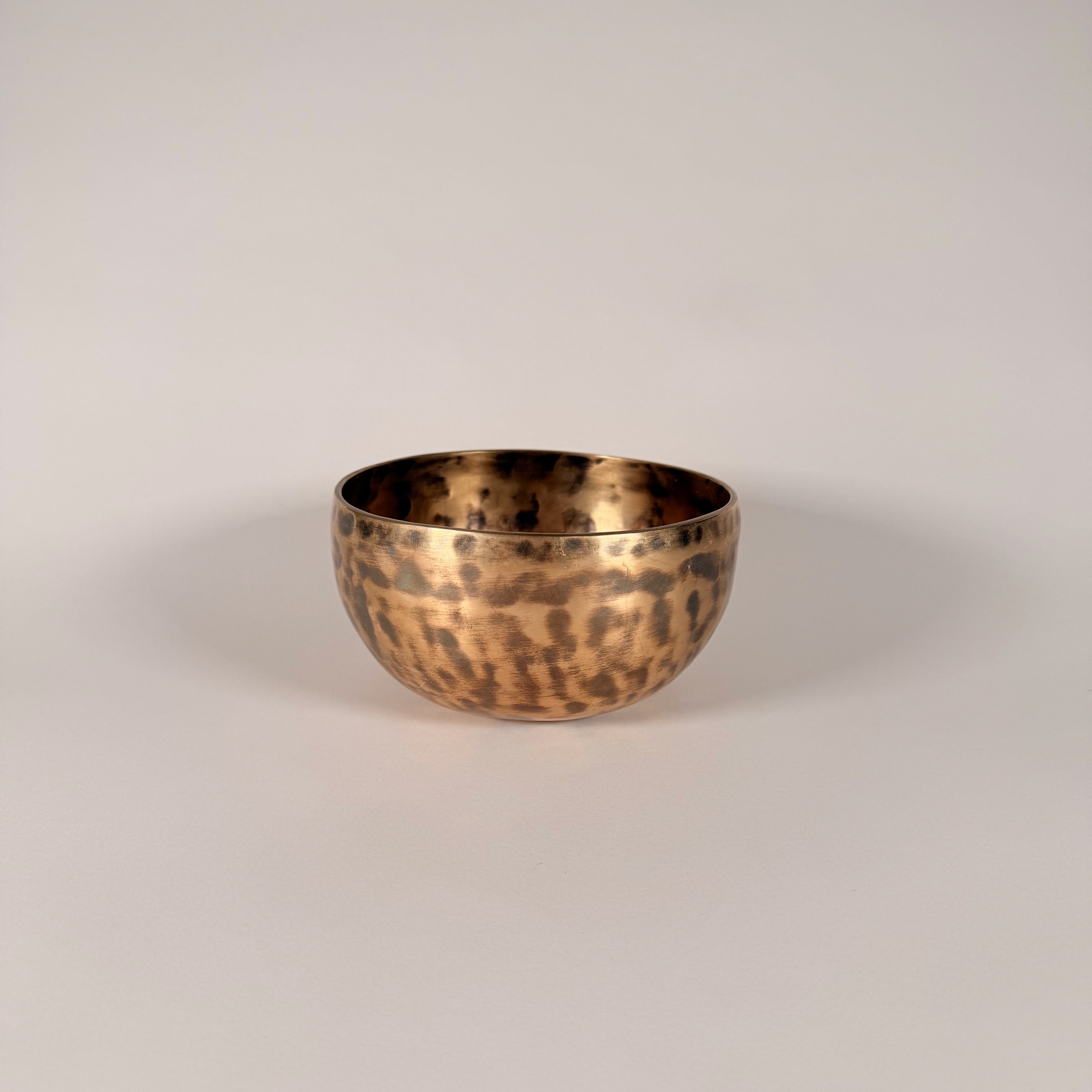 Hand-Hammered Singing Bowl — 6.50" W x 3.50" H, B Note, 748g