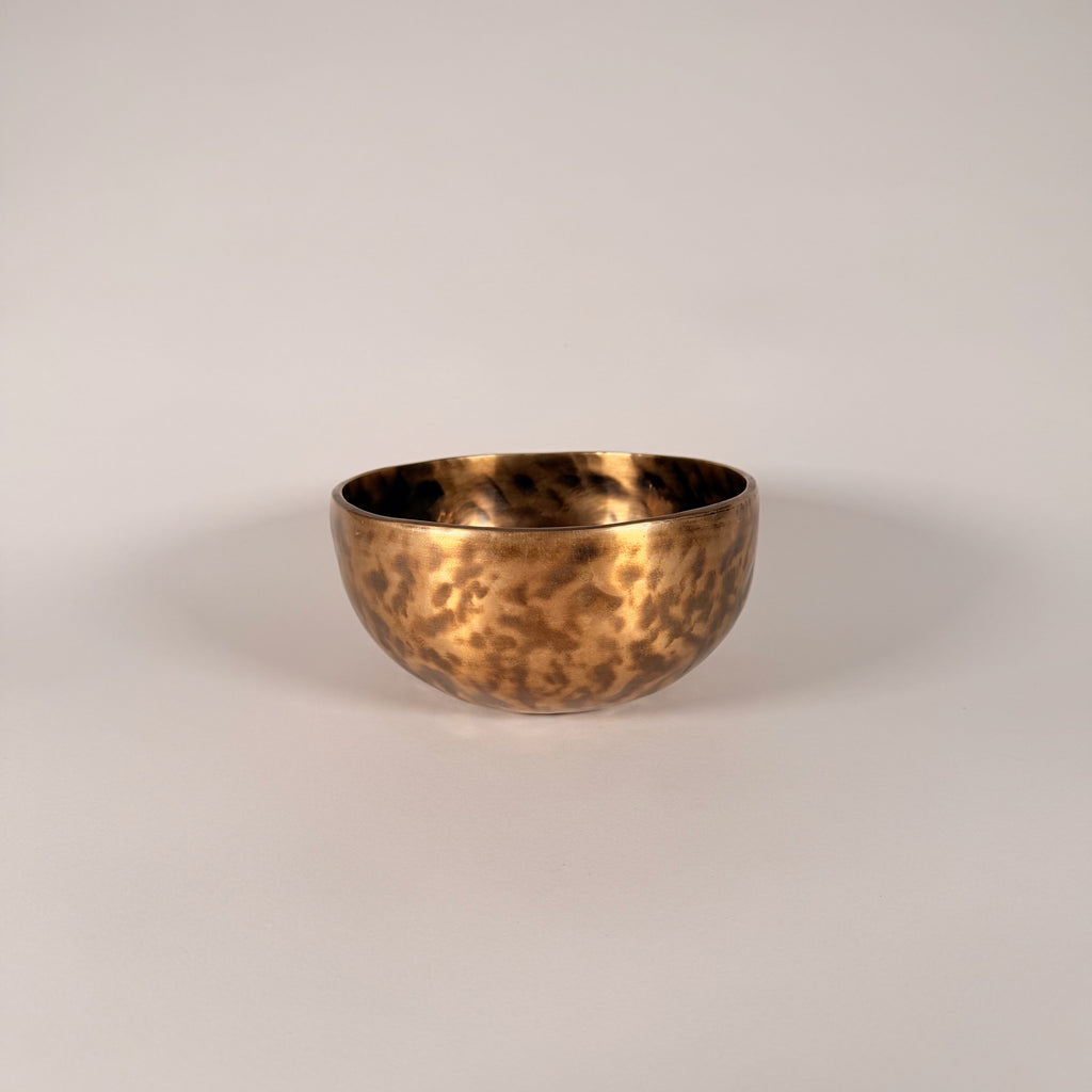 Hand-Hammered Singing Bowl — 7.00" W x 3.50" H, B Note, 940g