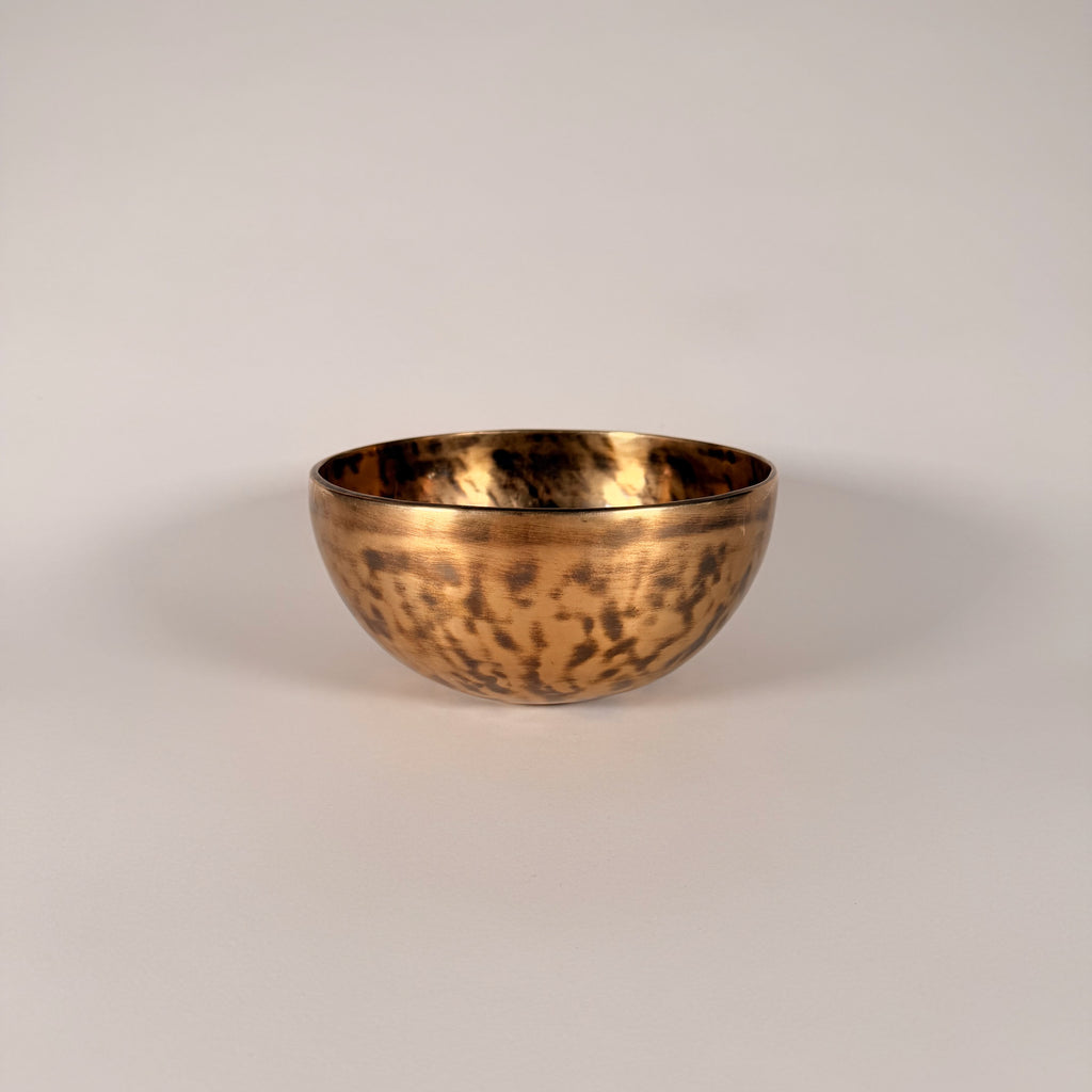 Hand-Hammered Singing Bowl — 7.75" W x 3.75" H, F Note, 1110g