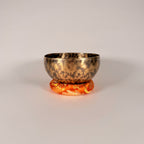 Hand-Hammered Singing Bowl — 7.25" W x 3.75" H, F Note, 906g