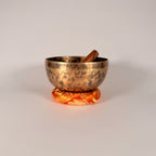 Hand-Hammered Singing Bowl — 7.50" W x 3.75" H, F Note, 938g