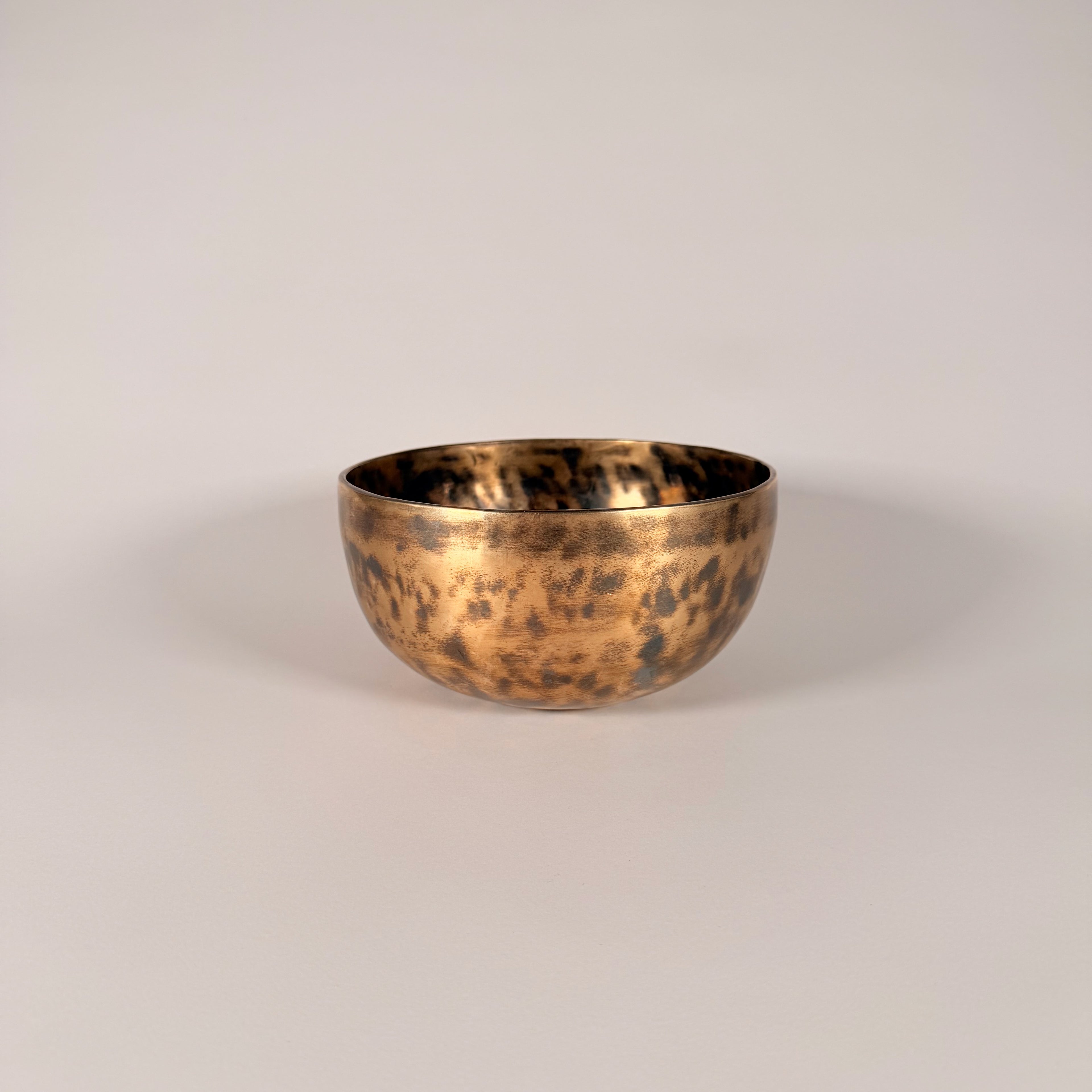 Hand-Hammered Singing Bowl — 7.50" W x 3.75" H, F Note, 938g