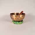 Hand-Hammered Singing Bowl — 7.75" W x 3.75" H, F Note, 1060g