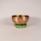 Hand-Hammered Singing Bowl — 7.75" W x 3.75" H, F Note, 1060g