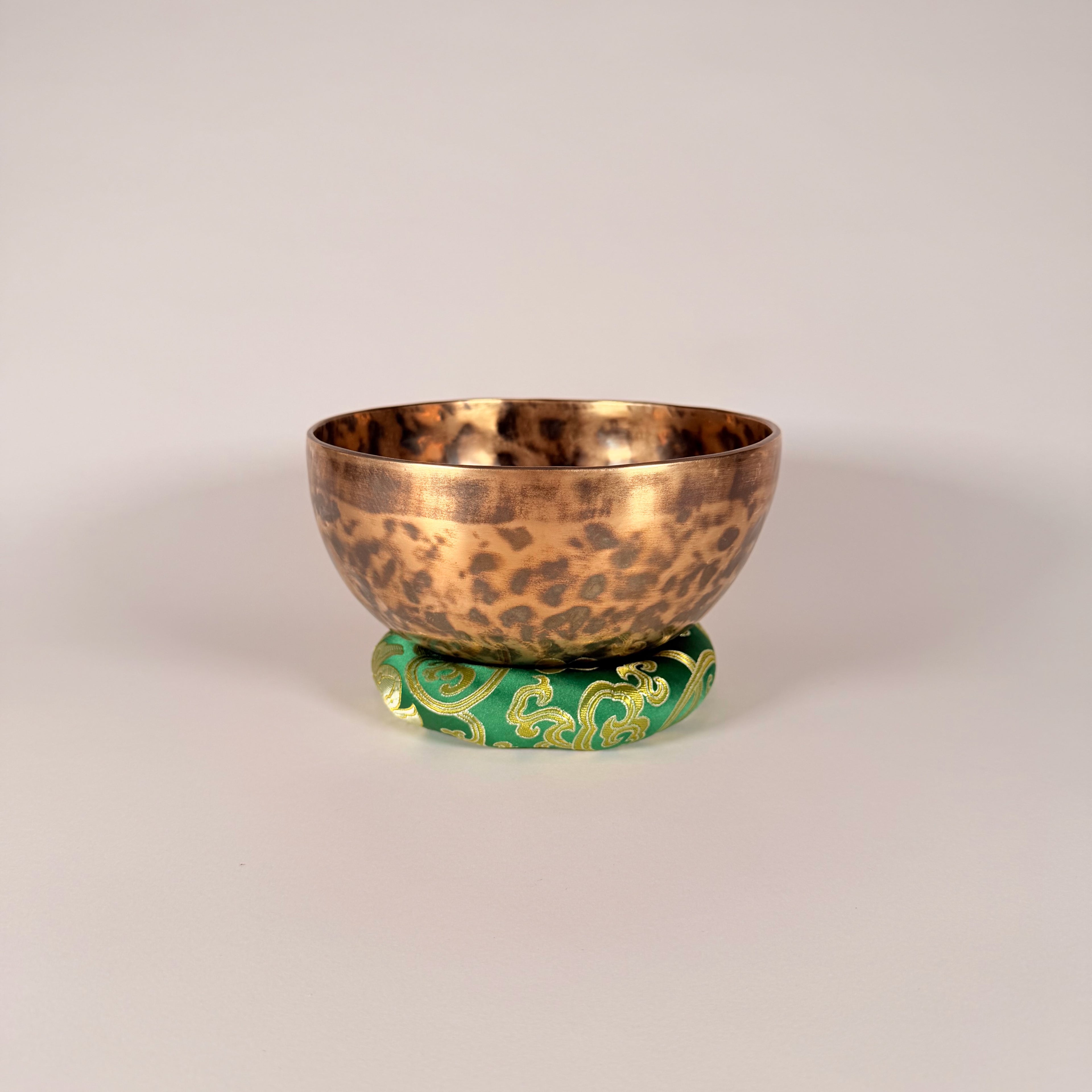 Hand-Hammered Singing Bowl — 7.75" W x 3.75" H, F Note, 1060g