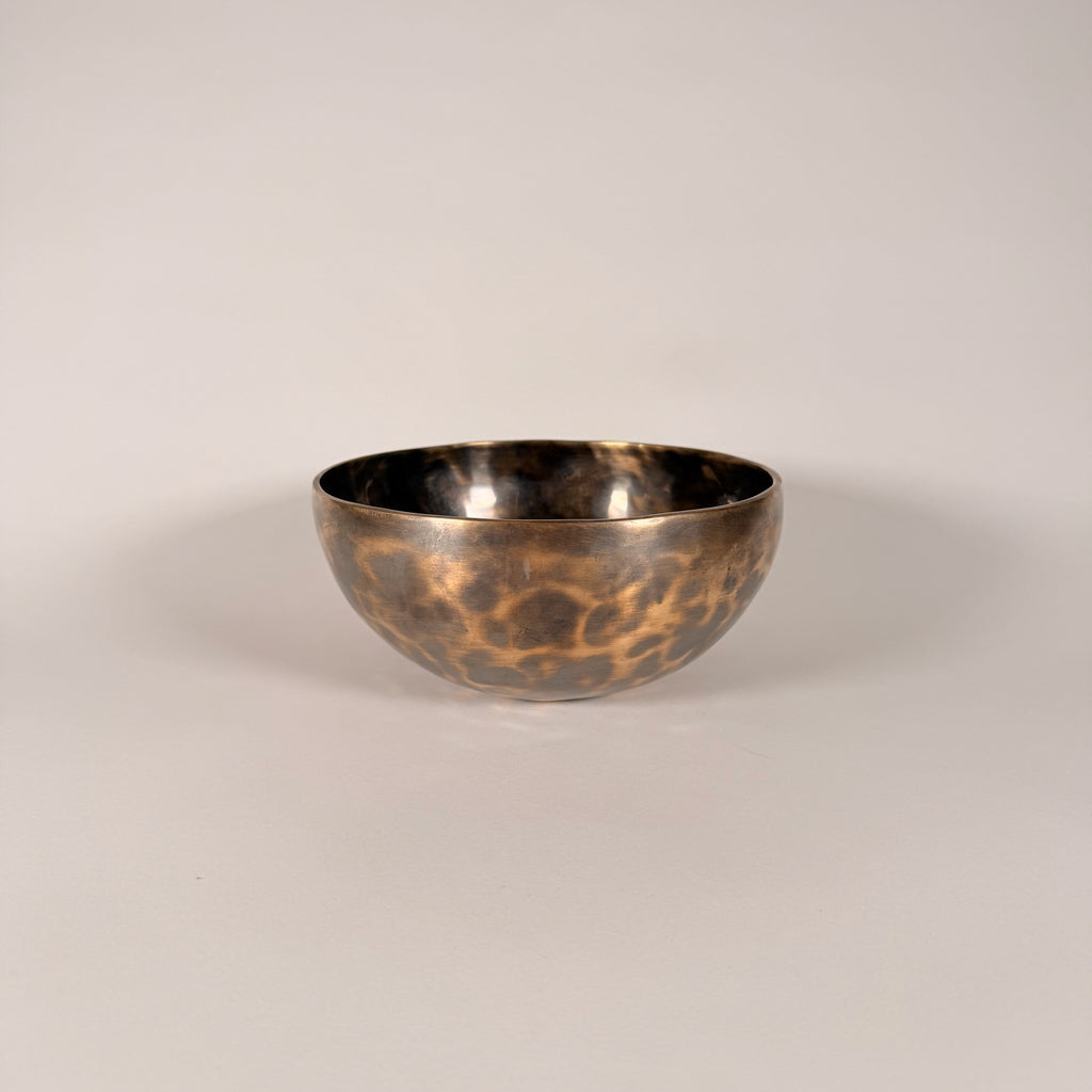 Hand-Hammered Singing Bowl — 8.25" W x 3.75" H, E Note, 1146g
