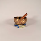 Hand-Hammered Singing Bowl — 5.75" W x 3.25" H, E Note, 646g