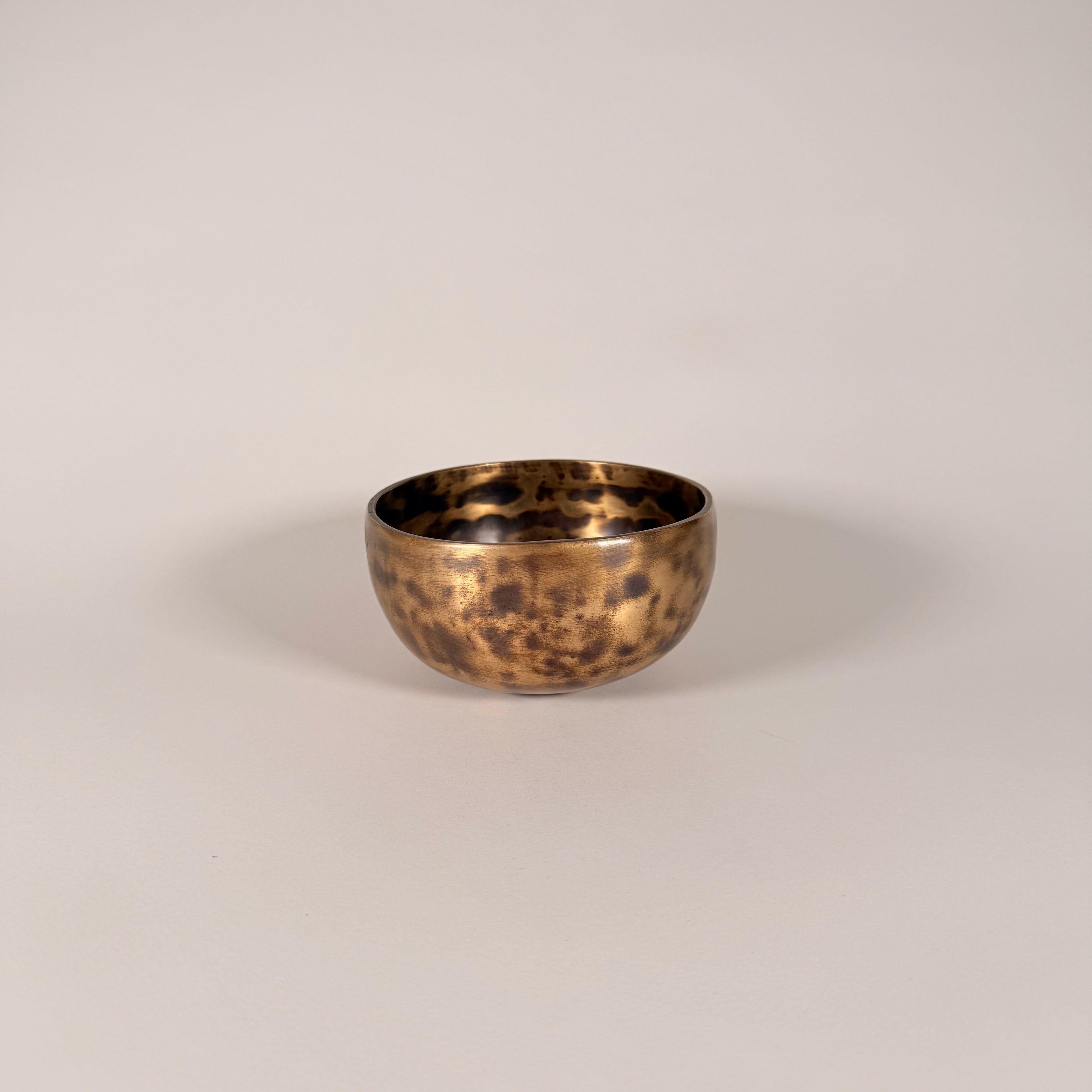 Hand-Hammered Singing Bowl — 5.75" W x 3.25" H, E Note, 646g