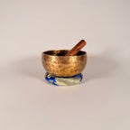Hand-Hammered Singing Bowl — 6.25" W x 3.25" H, E Note, 738g