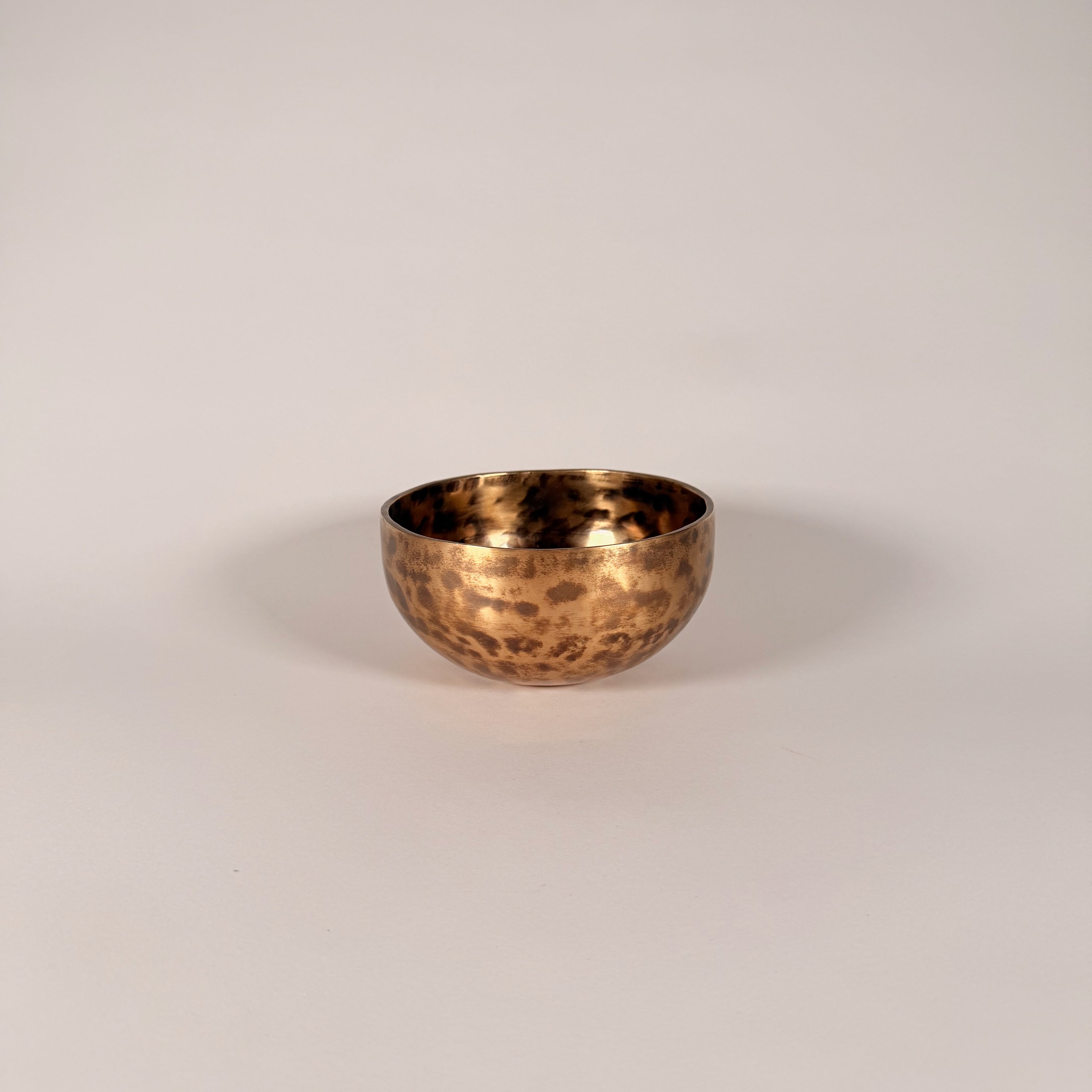 Hand-Hammered Singing Bowl — 6.00" W x 3.25" H, E Note, 628g