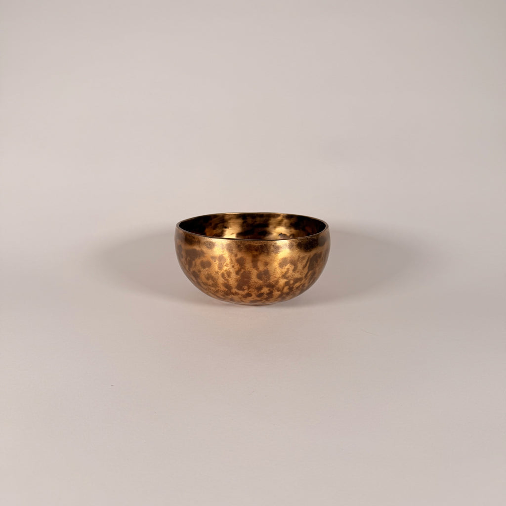 Hand-Hammered Singing Bowl — 5.75" W x 3.00" H, E Note, 584g
