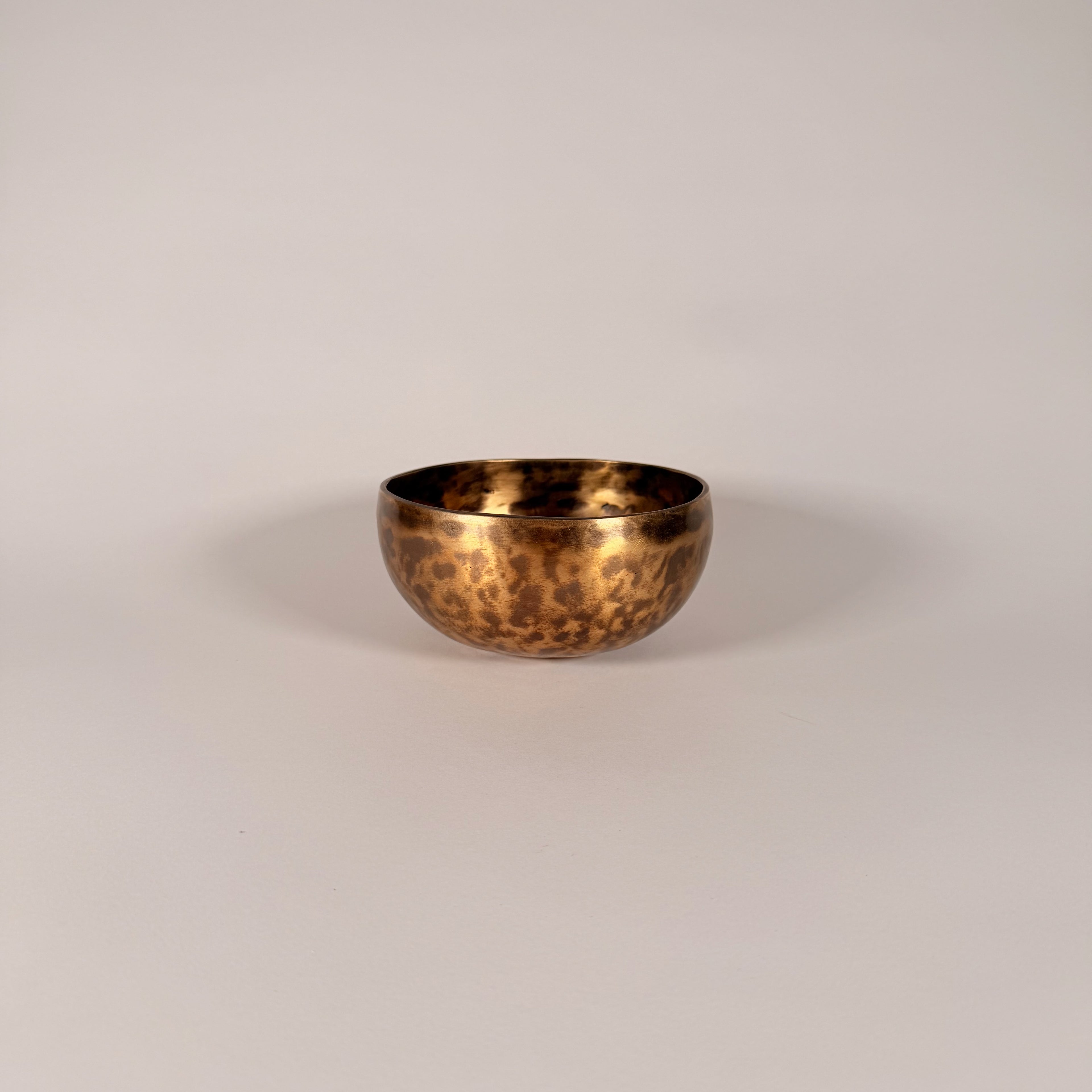Hand-Hammered Singing Bowl — 5.75" W x 3.00" H, E Note, 584g