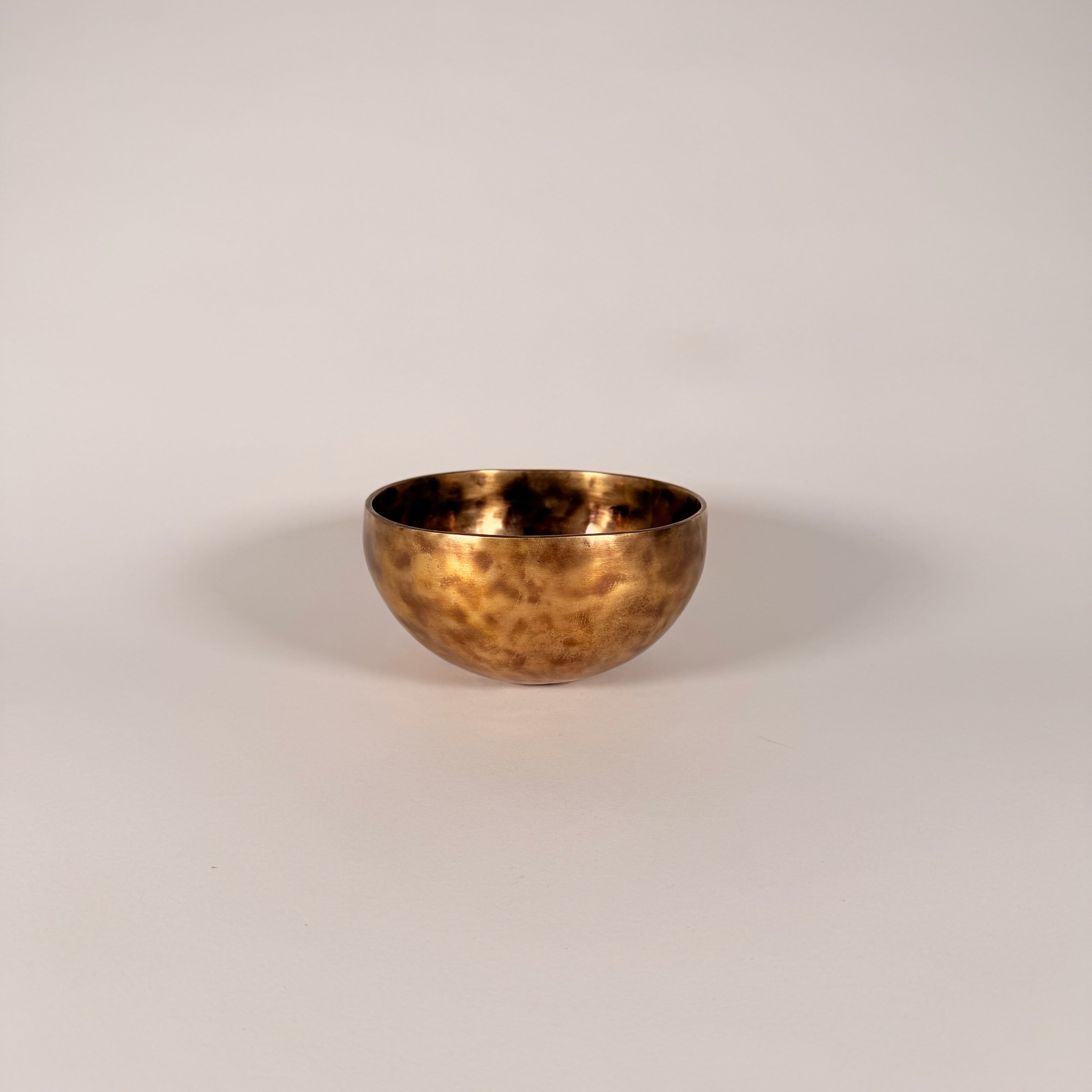 Hand-Hammered Singing Bowl — 6.00" W x 3.00" H, G Note, 622g