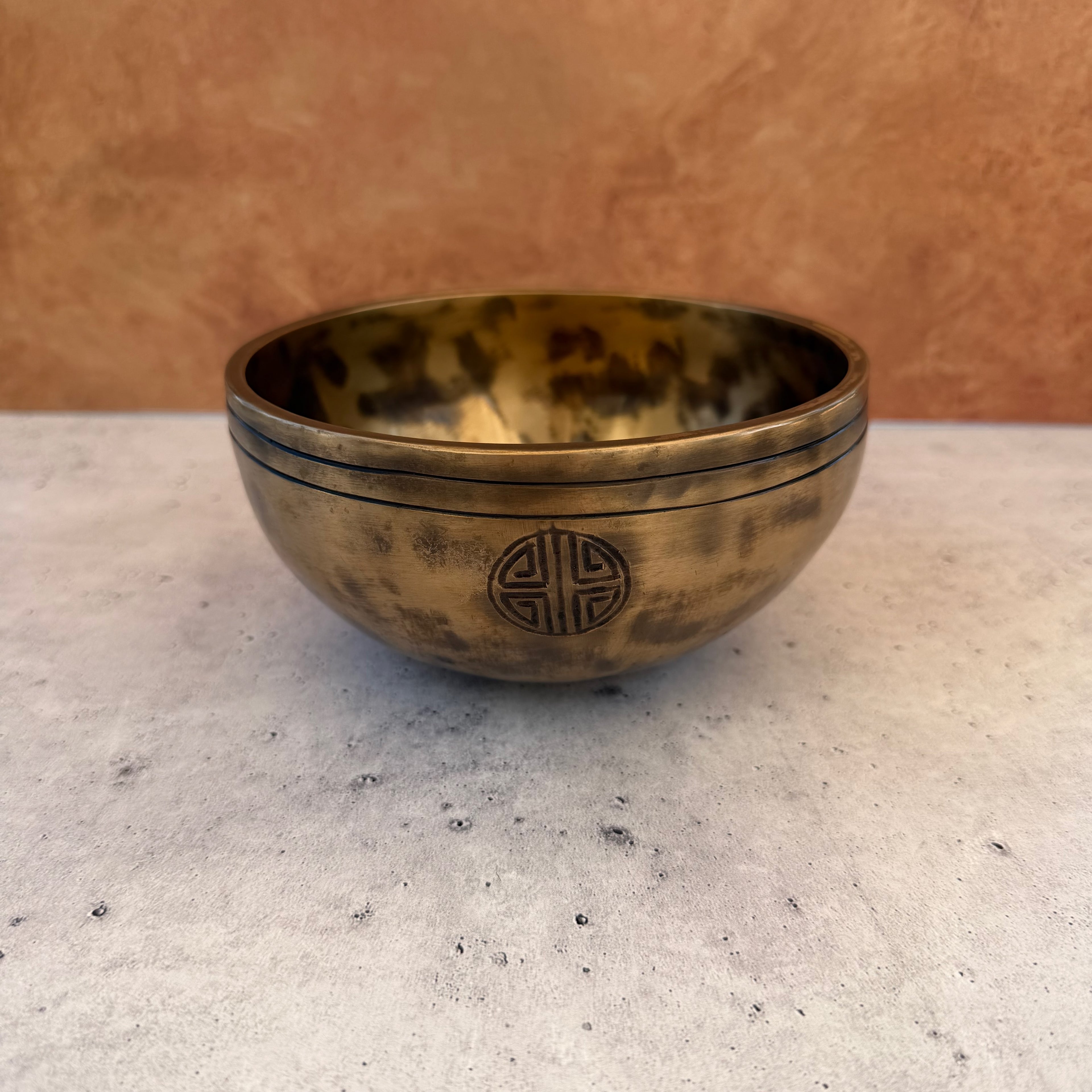 Moon Bowl — 6.00" W x 3.00" H, A Note, 668g