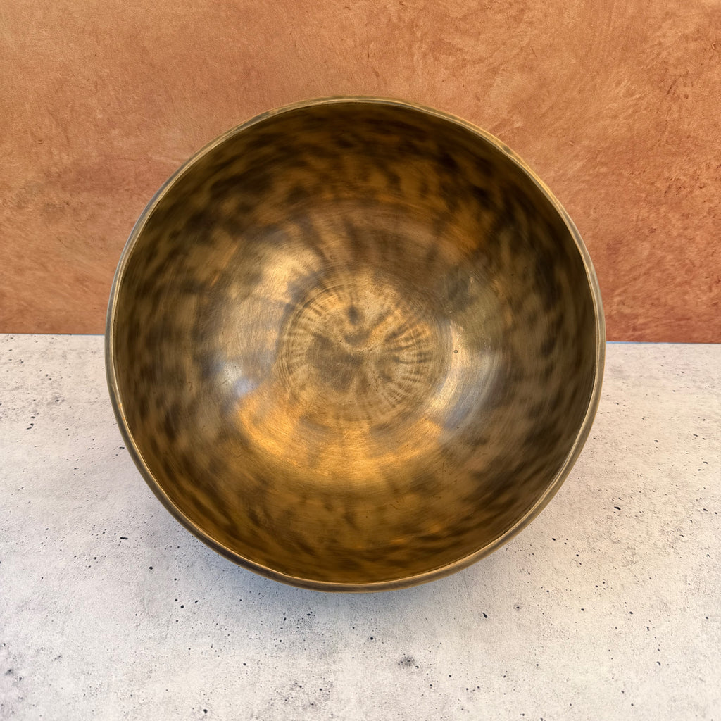 Moon Bowl — 7.50" W x 3.75" H, A Note, 1108g
