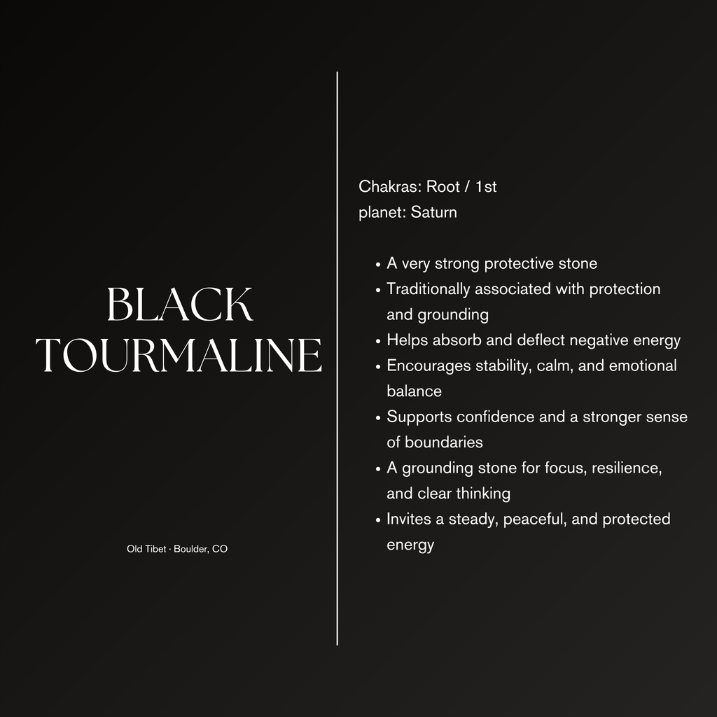 Black Tourmaline - Necklace