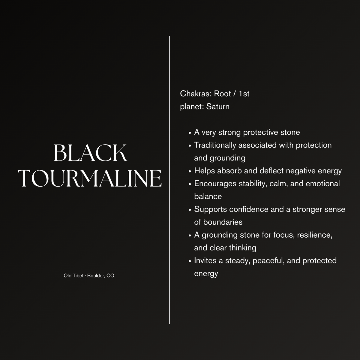 Black Tourmaline - Necklace