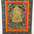 Hand-Painted Chenrezig Thangka