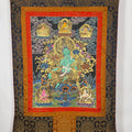 Hand-Painted Green Tara Thangka