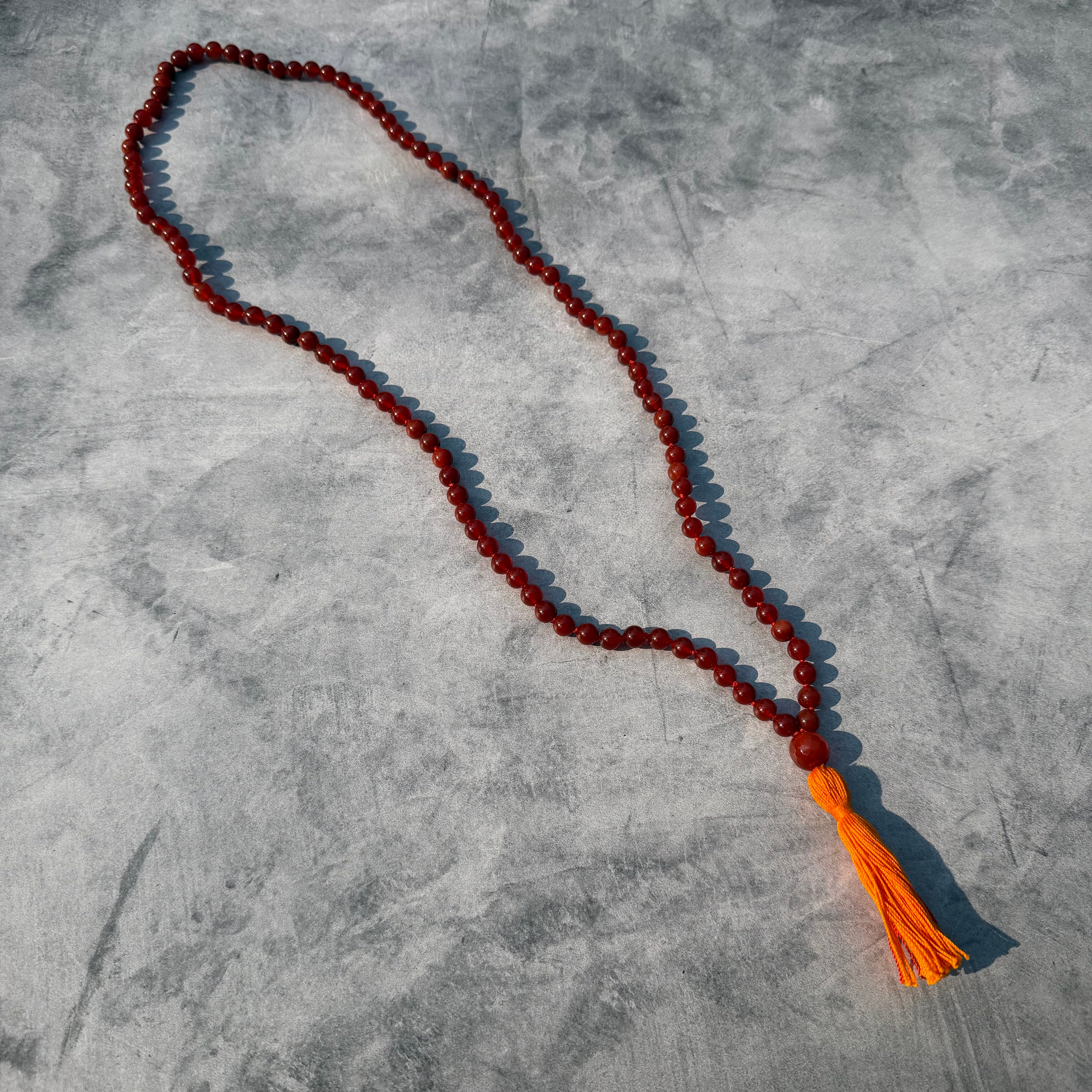 Fire Agate - Mala Necklace