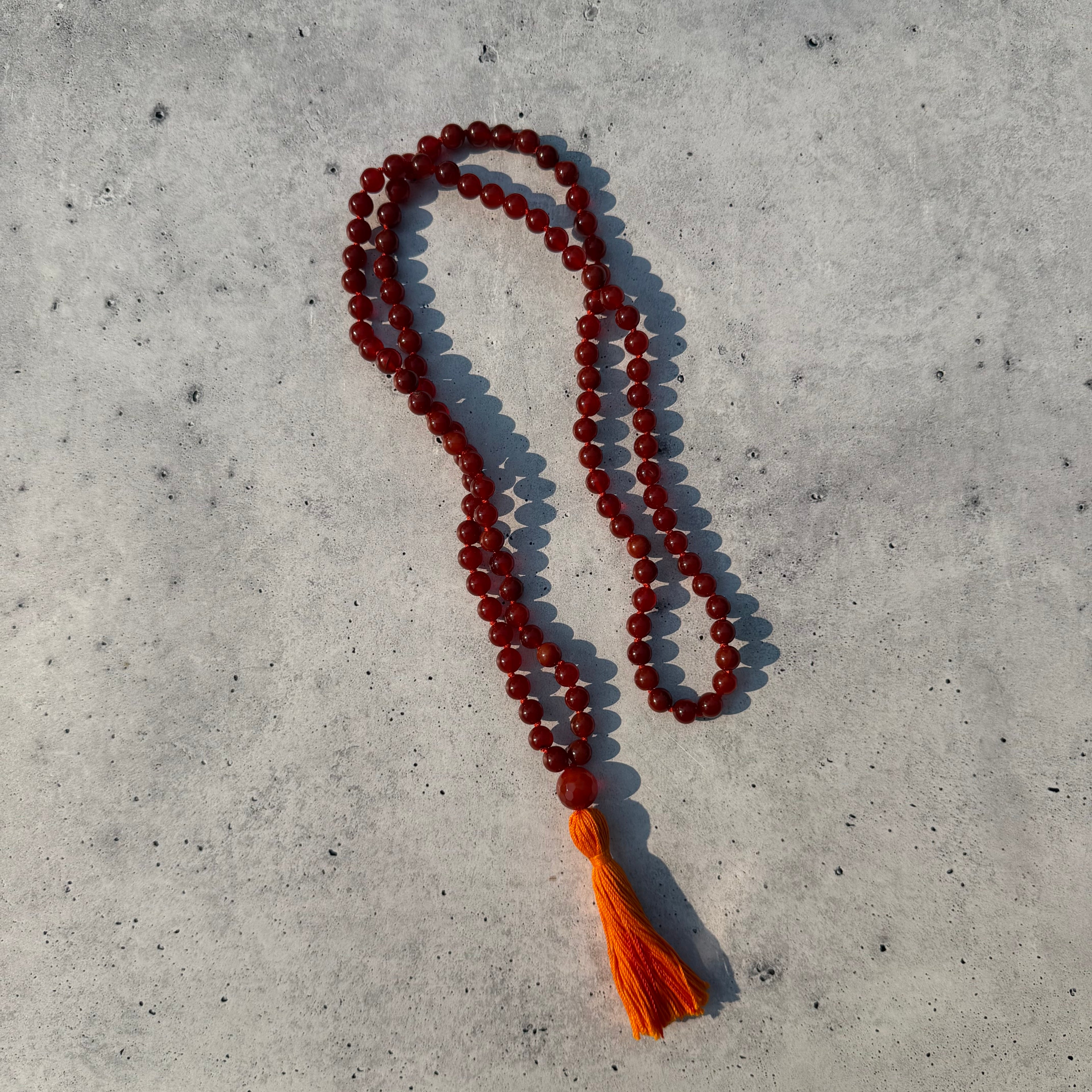 Fire Agate - Mala Necklace