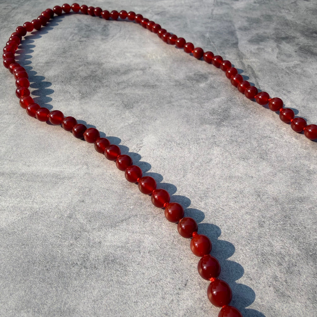 Fire Agate - Mala Necklace