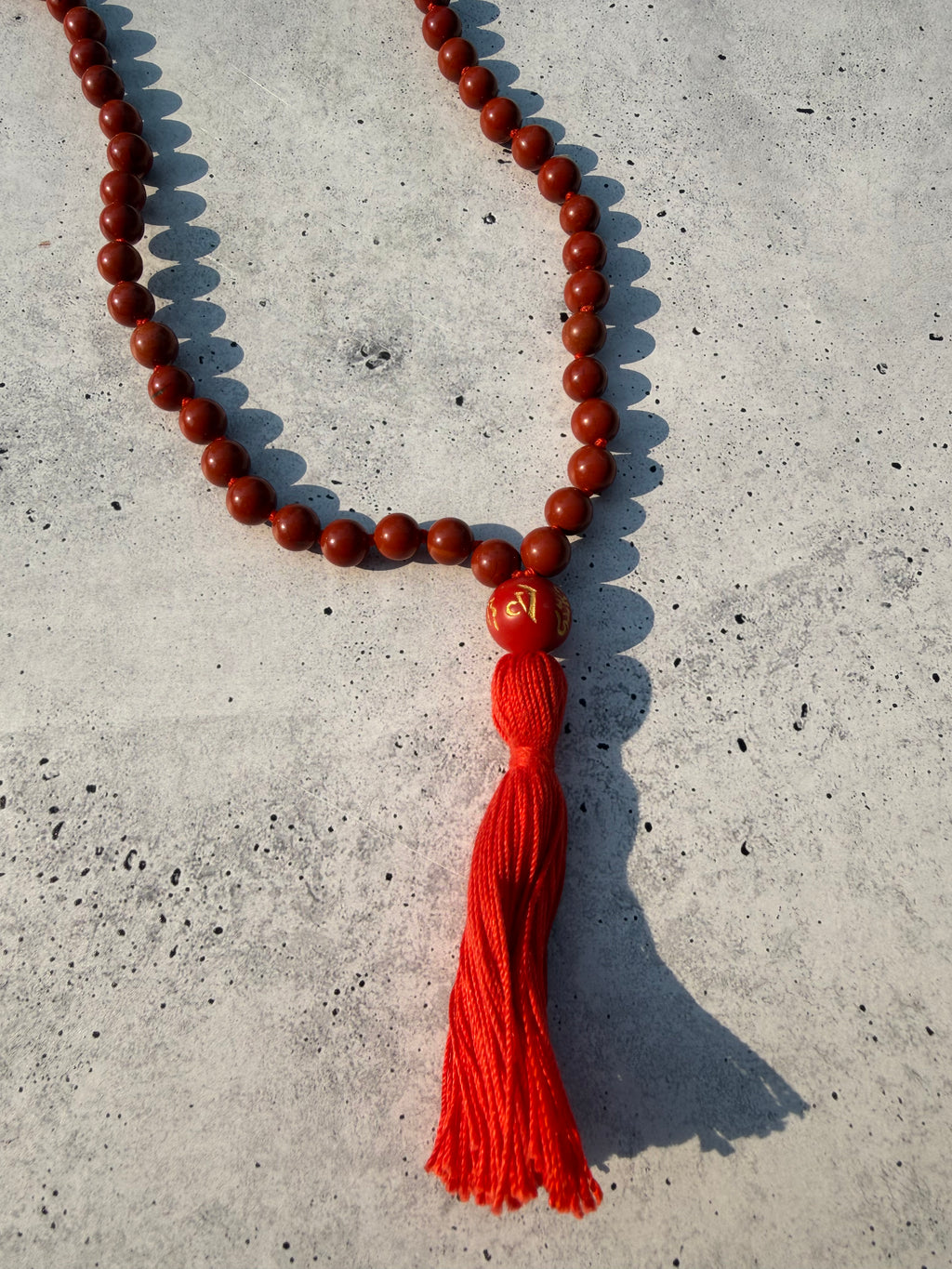 Red Jasper - Mala Necklace
