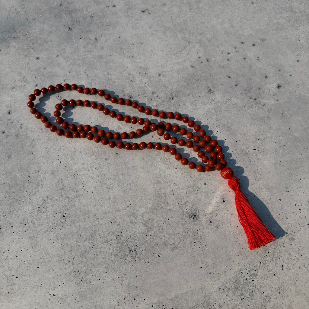 Red Jasper - Mala Necklace
