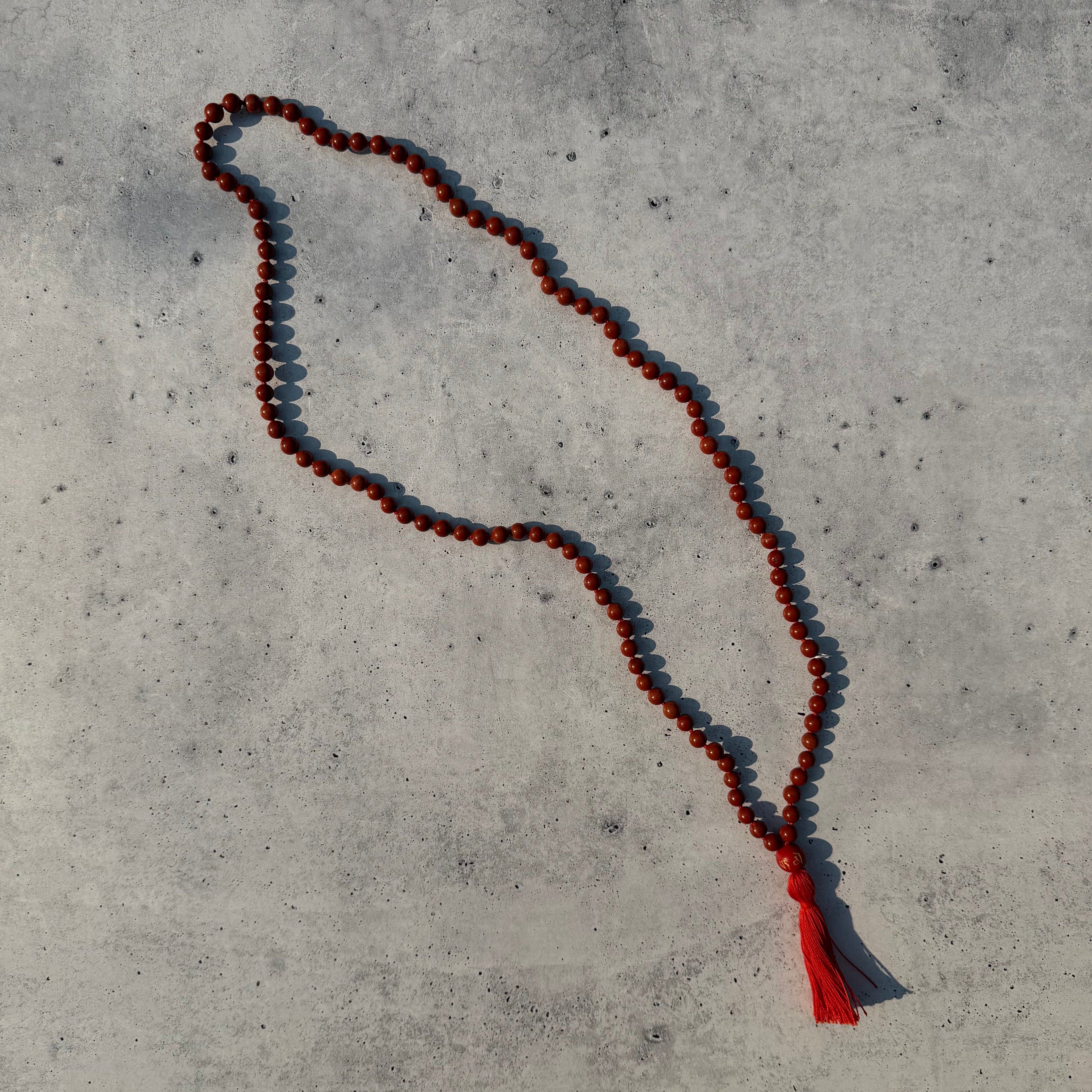 Red Jasper - Mala Necklace