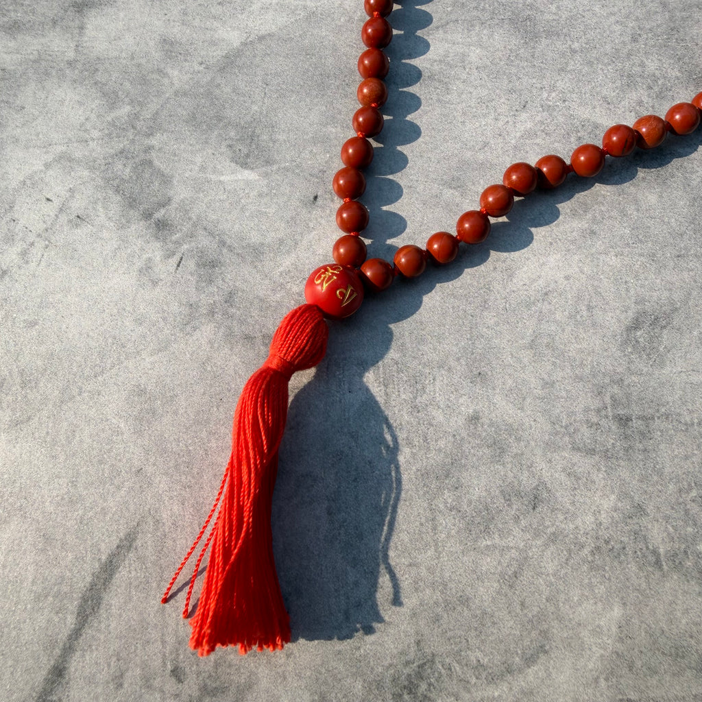 Red Jasper - Mala Necklace