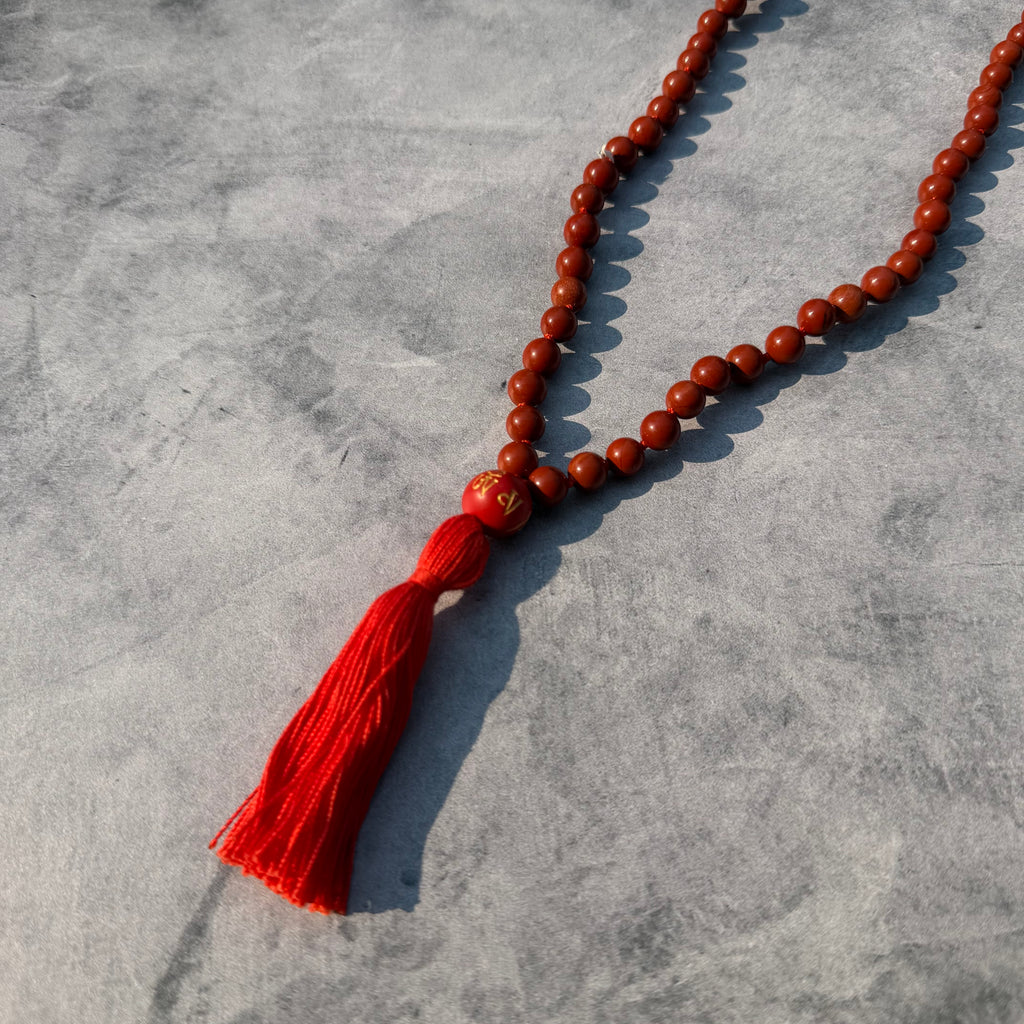 Red Jasper - Mala Necklace