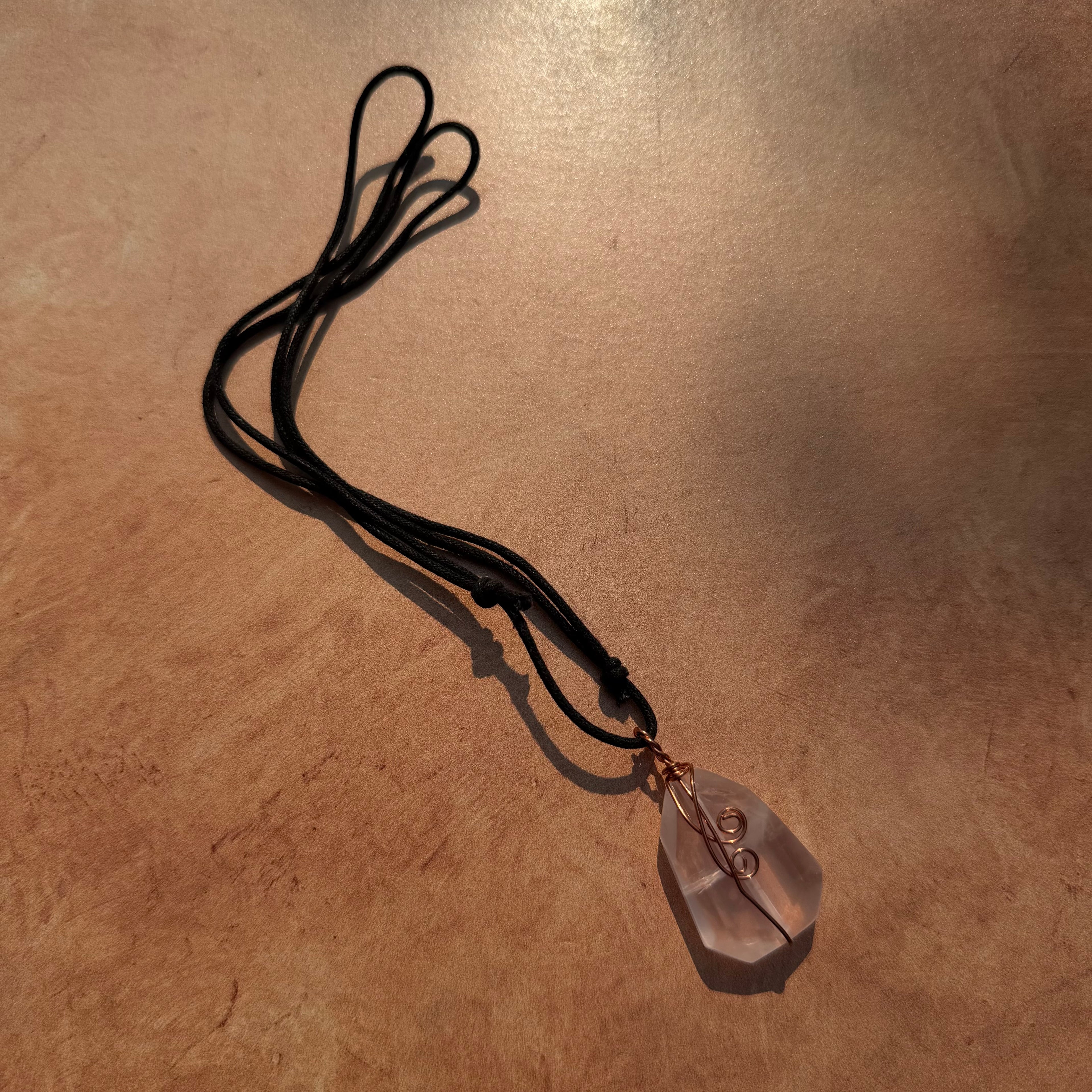 Rose Quartz - Pendant Necklace