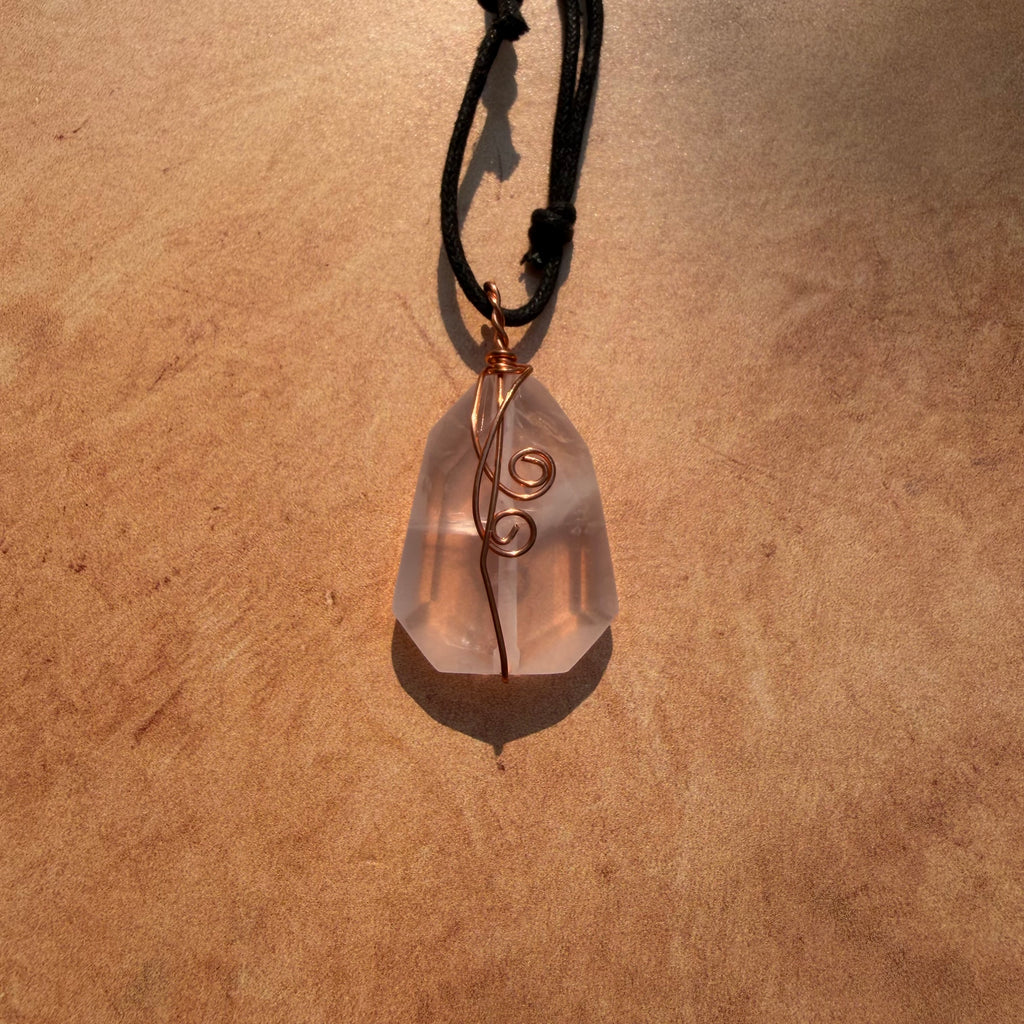 Rose Quartz - Pendant Necklace
