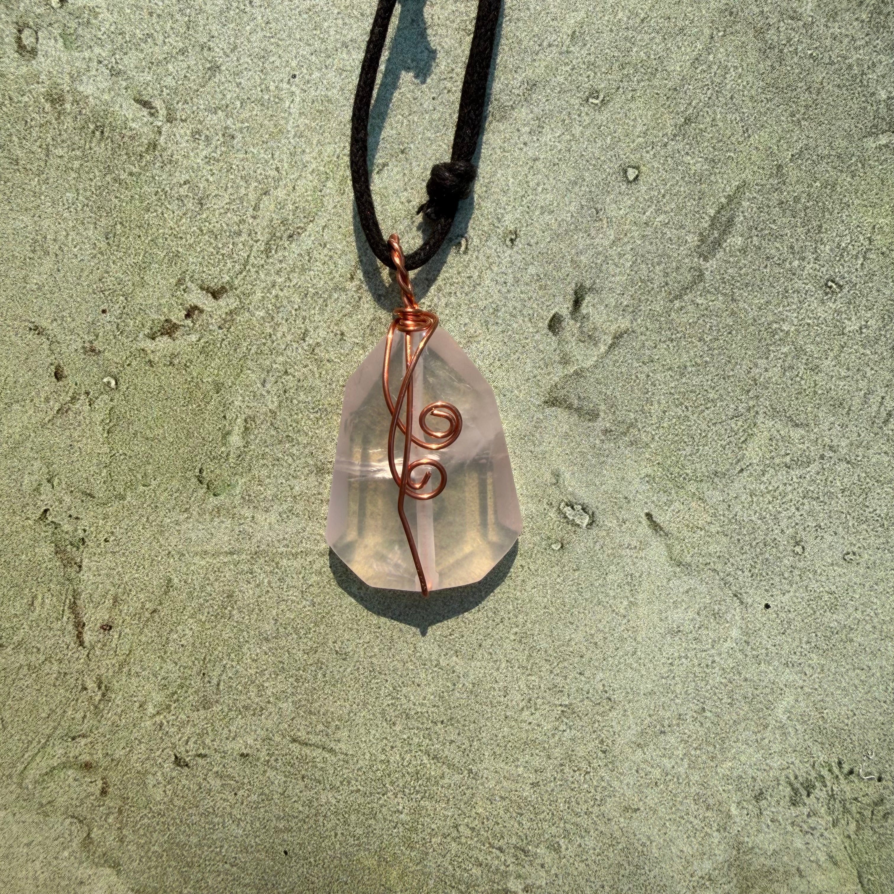 Rose Quartz - Pendant Necklace