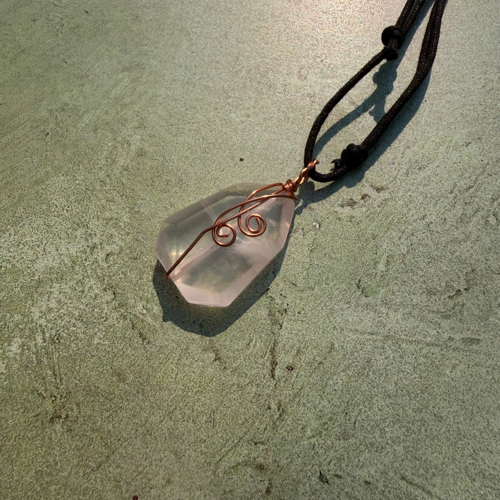 Rose Quartz - Pendant Necklace