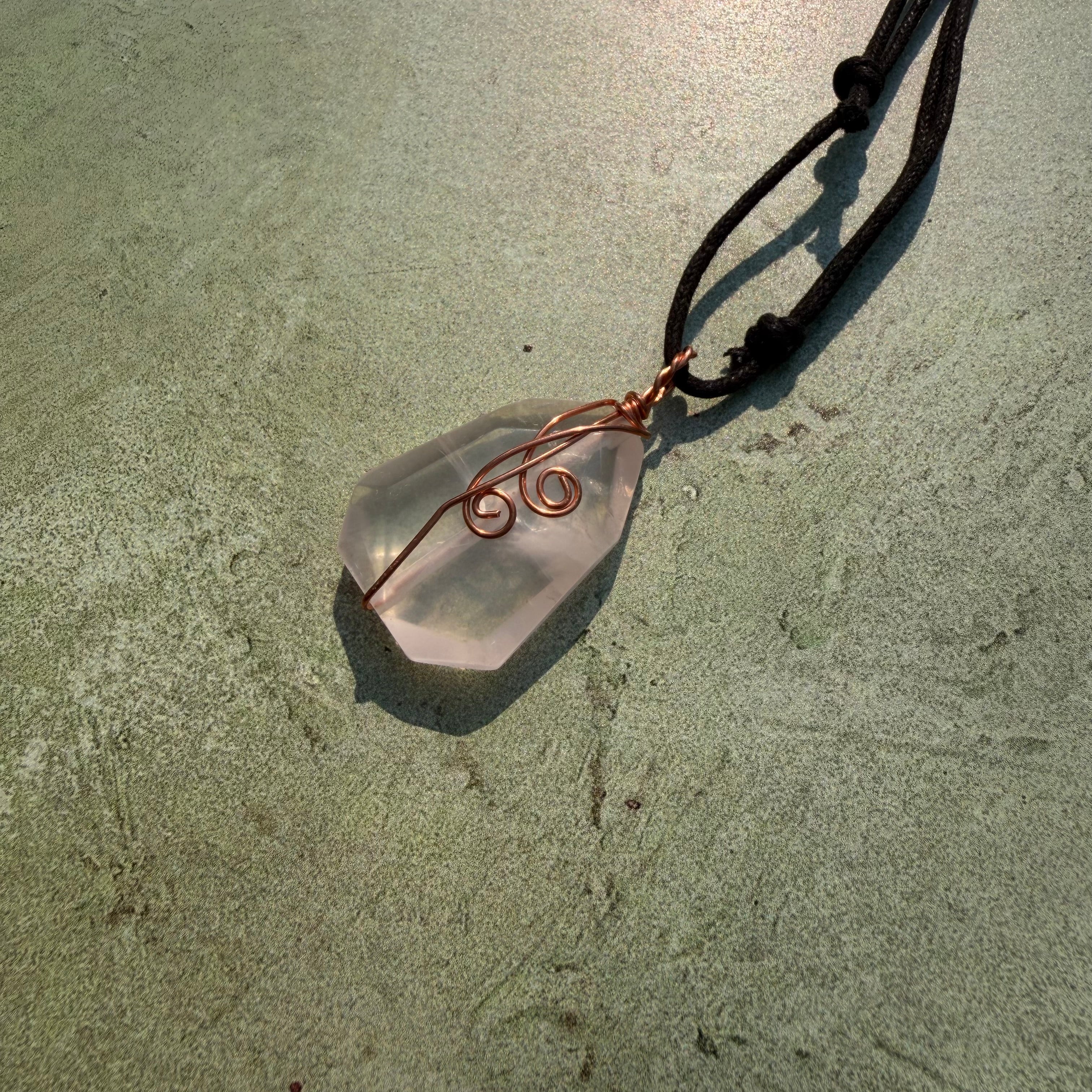 Rose Quartz - Pendant Necklace