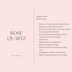 Rose Quartz - Pendant Necklace